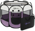 Siedihit Dog Cat Playpen Medium Puppy Pet Crate Tent Cage, Light Purple by Siedihit