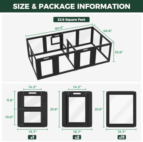 FXW AuraSpace Acrylic Dog Playpen - Image 7