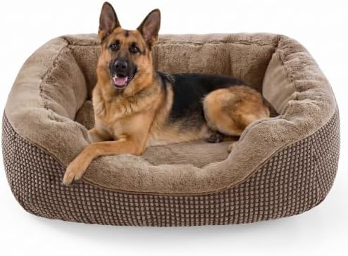 INVENHO XL Dog Beds Large Sized Dog, Washable Orthopedic Warming Soft Sleeping by INVENHO