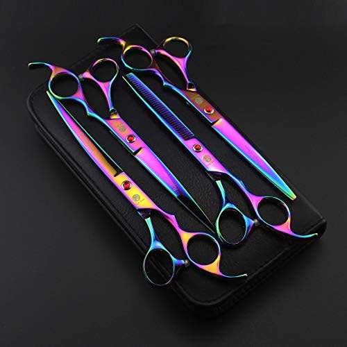 Purple Dragon 7" Dog Grooming Scissors Set - Image 7