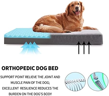 Orthopedic Memory Foam Dog Bed, Cooling Dog Beds - Image 4