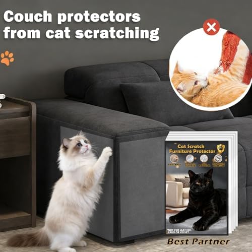 Cat Scratch Furniture Protector 14Pack Clear Anti Cat Scratch Protector - Image 5