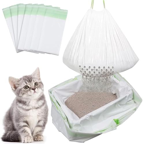 42Pcs Sifting Cat Litter Box Liners by Hfpengzan