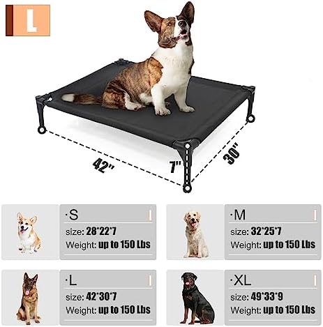 Garnpet Elevated Dog Bed for Large Dogs - Image 4