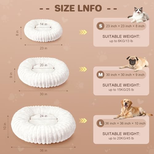 Donut Dog Bed for Large Dogs - Image 5