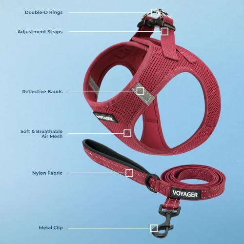 Best Pet Supplies Voyager Step-in Air All Weather Mesh Harness and Reflective - Image 2