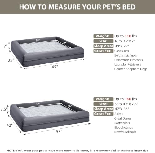 WNPETHOME XXL Extra Large Orthopedic - Image 5