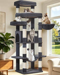 Taoqimiao Heavy-Duty Cat Tree, 71 in Cat Tower by Taoqimiao