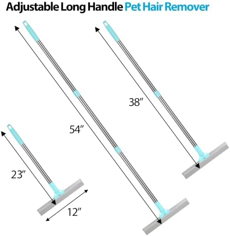 Carpet Rake for Pet Hair Removal Tool, Reusable Hair Remover Broom - Image 4