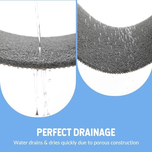 Hargiis Non Slip Shower Mat, Anti Slip Bath Mat, Quick Drying Bath Tub Mats - Image 6