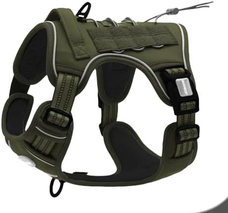 AUROTH Tactical Dog Harness Medium Sized Dog No Pull Adjustable Dog Vest by AurothPets