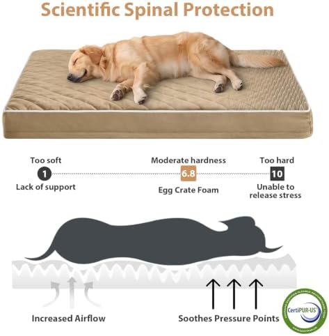 WNPETHOME Orthopedic Waterproof Extra Large Senior Dogs Bed - Image 3