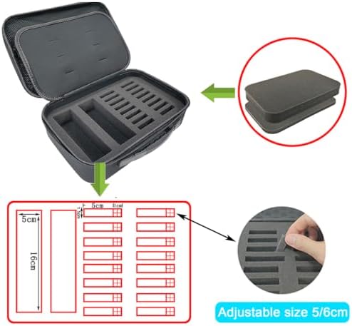 Clipper Blade Case, Barber Blade Storage Trimmer Organizer Storage Bag - Image 4