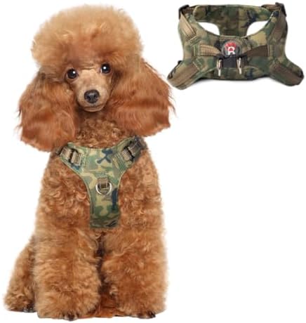 BARKBAY Small Dog Harness, No Pull Puppy Harness, Step-in Dog Vest by BARKBAY
