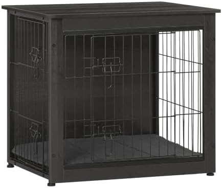 DWANTON 27" Dog Crate Furniture, Dog Kennel Indoor, by DWANTON