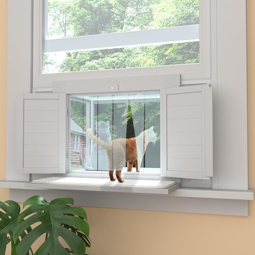 GDLF Cat Window Box, Mosquito Proof Cat Window Catio，Min Height 18" - Image 2