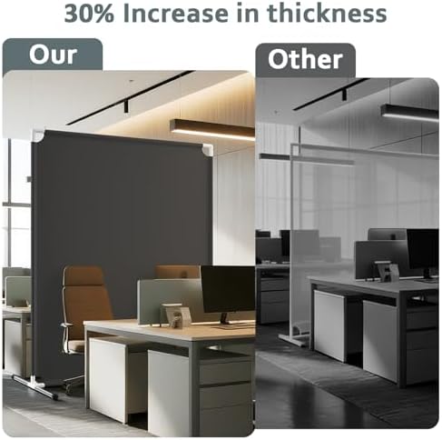 Room Divider for Privacy Protection，Black - Image 2