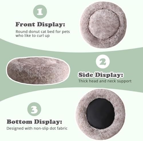 JOLLYVOGUE Dog & Cat Bed, Calming Anti-Anxiety Pet Bed - Image 6