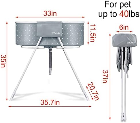 Furesh Portable Foldable Dog Bathtub - Image 5