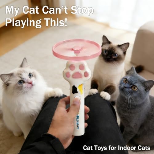 40Pcs Cat Toy Flying Discs, Interactive Cat Fetch Toy - Image 6
