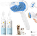 Pet Steam Brush for Dog, cat brushes for indoor cats by LetsFeedPetPremiumCollectio