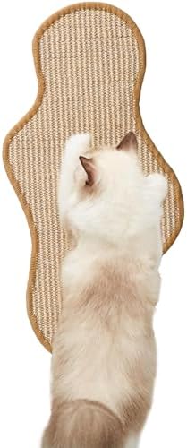 Sisal Cat Scratcher Mat with Sticky Tapes, 23.6" x 11.8" Cat Scratching Carpet by Unknown