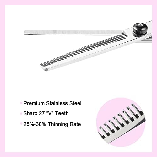 FCYSY Professional 11-Piece Hair Cutting Scissors Kit, Barber Scissors - Image 4