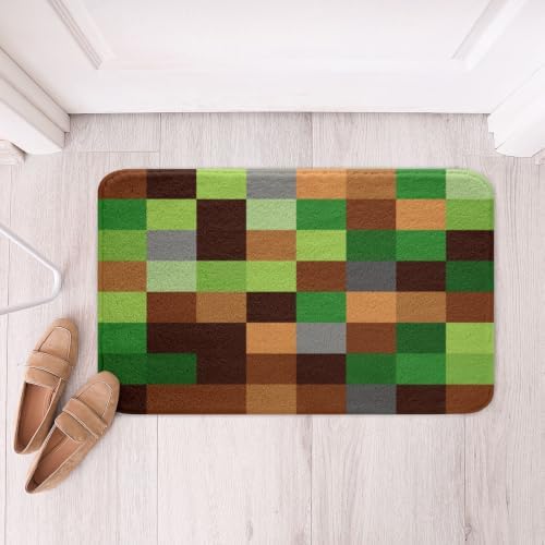Manfei Pixelated Bath Mats, 20Wx32L Inches by Manfei