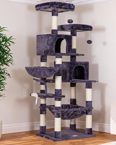 Heybly Cat Tree, 70 inches Tall Cat Tower - Image 4