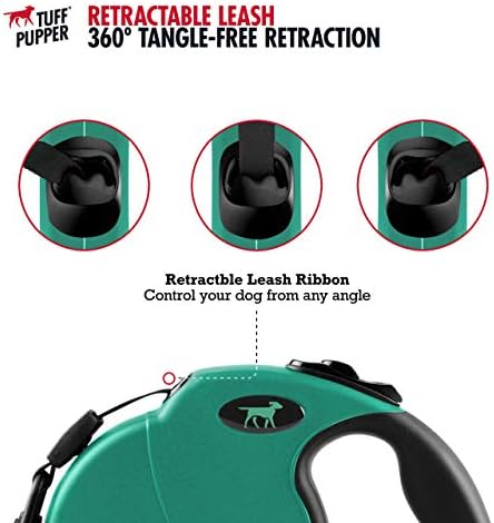 Tuff Pupper Heavy Duty Retractable Dog Leash | 16 ft Dog Leash - Image 4