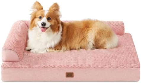EHEYCIGA Large Dog Bed Memory Foam by EHEYCIGA