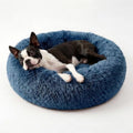nononfish Plush Donut Dog Bed, Cozy Round Pet Bed by nononfish