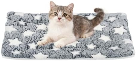 Dog Cat Bed Mat, Soft Coral Fleece Pet Cushion Pad by Unknown