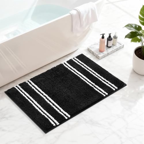 Kmson Bathroom Rugs Mat, Non-Slip Fluffy Thick Water Absorbent Microfiber Mat by KMSON