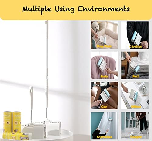 Lint Roller Refills 6.3", 240 Sheets, Extra Sticky, Two-Color Easy Tear-Off - Image 4