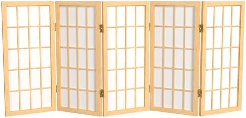 2 ft. Short Desktop Window Pane Shoji Screen by RedLantern