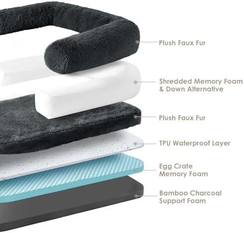 EHEYCIGA Foldable XXL Dog Bed for Large Sized Dog - Image 5