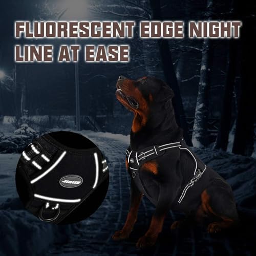 AUROTH Tactical Dog Harness for Large Dogs, Heavy Duty No Pull Pet Vest - Image 5