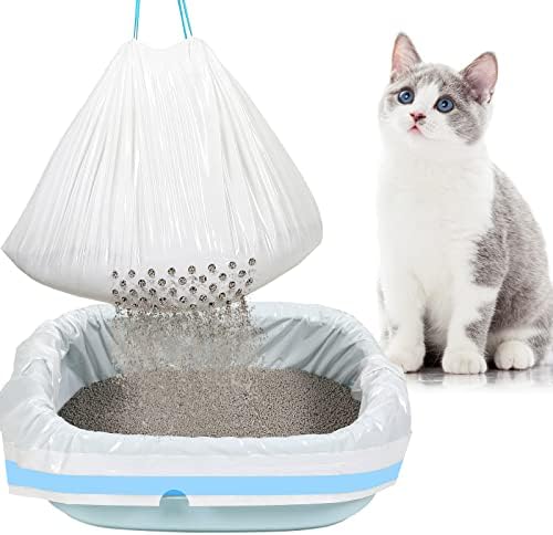Jutom 84 Count Sifting Litter Box Liners, Cat Box Liners by Jutom