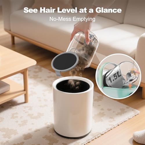 Afloia 6-in-1 Dog Grooming Vacuum Kit, Pet Clipper & Nail Grinder - Image 6