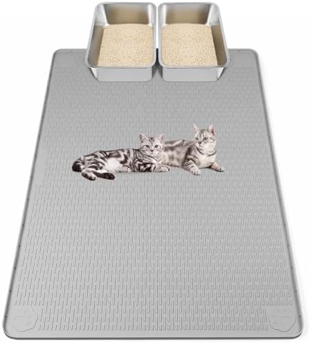 Kalolary Cat Litter Mats, Soft on Kittys Paws, Waterproof, Urine-Proof Kitty by Kalolary