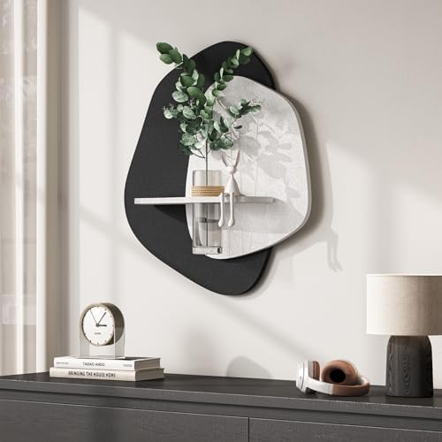 3D Textured Black and White Abstract Wall Art by Troartos