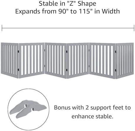 unipaws 120" Extra Wide Pet Gate and Pet Playpen Combination - Image 3