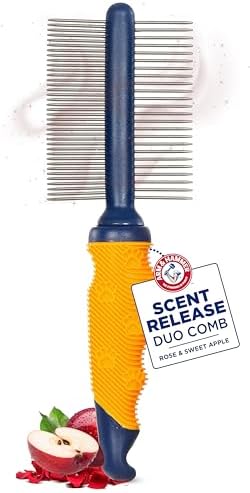 Arm & Hammer Deodorizing Dog Grooming Comb, Apple & Rose Scent by ArmHammer