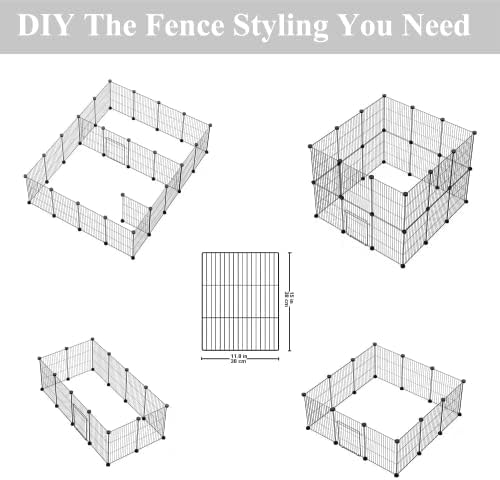 LURIVA Small Animal Playpen, Guinea Pig Cages, Pet Playpen, Rabbit Cage - Image 2