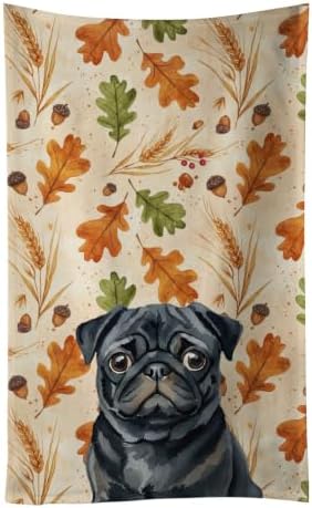 Caroline's Treasures Pug Dogs Kitchen Towel 15x25 in by CarolinesTreasures