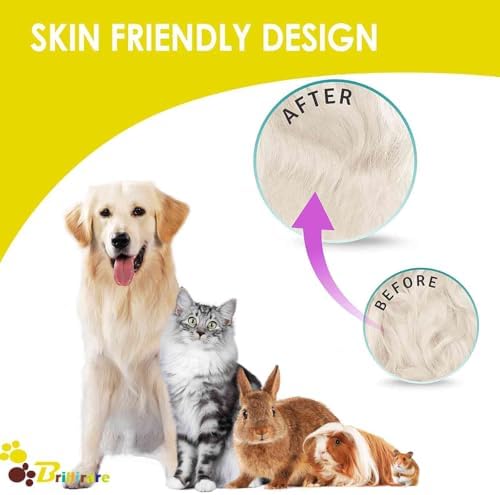 3 Pack Dog Grooming Comb, Flea Lice Pet Combs, Stainless Steel Cat Combs - Image 7