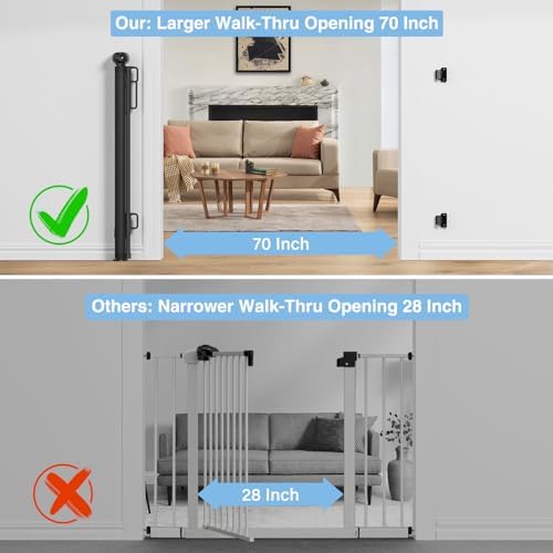 PRObebi Retractable Baby & Dog Gate - Image 3