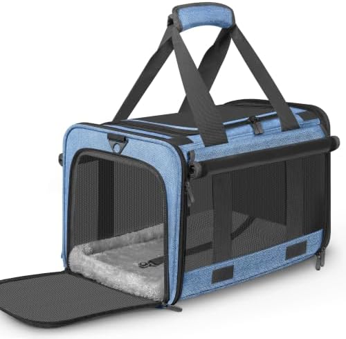 Soft Sided Cat Carrier for Anxious Pets by Unknown