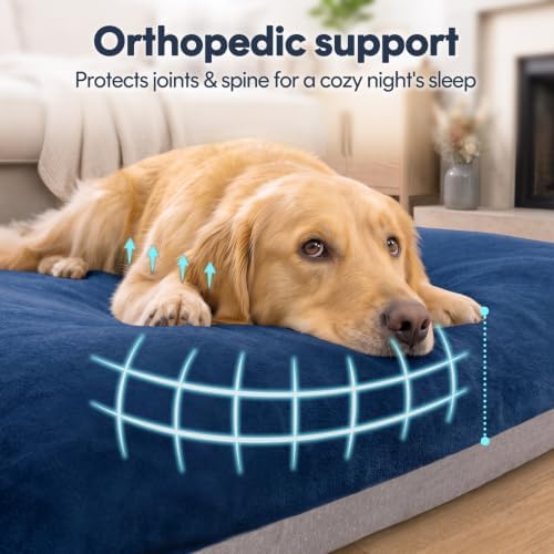 Magic Dog Orthopedic Extra Large Dog Bed 47 Inch, Super Soft XL Pet Bed - Image 2
